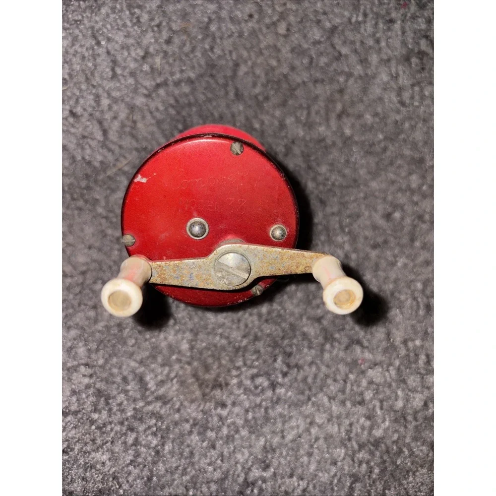 Vintage Compac 33 Bait Casting Open Fishing Reel Cottagecore Decor